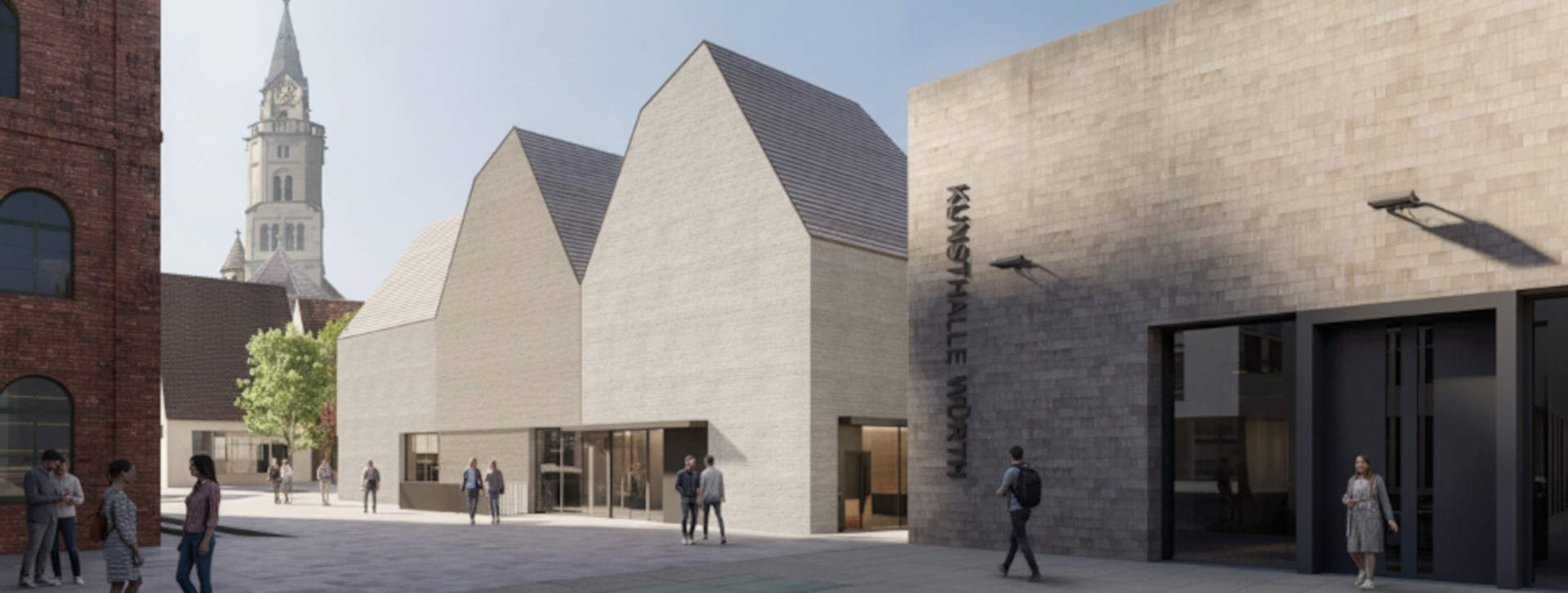 Visualierung Erweiterung Kunsthalle Würth, Schwäbisch Hall, (c) Henning Larsen Architects, München